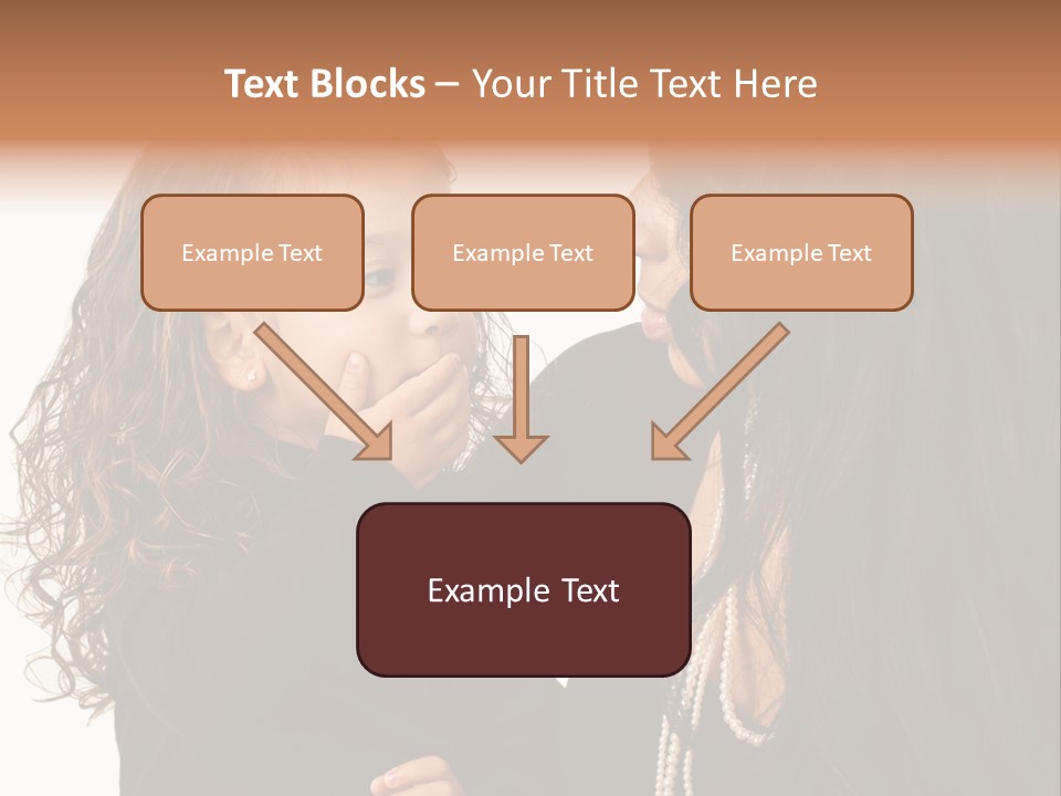 Female Toddler Parent PowerPoint Template