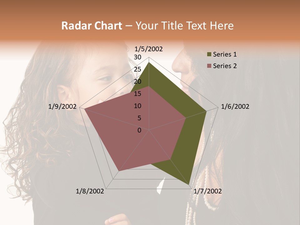 Female Toddler Parent PowerPoint Template