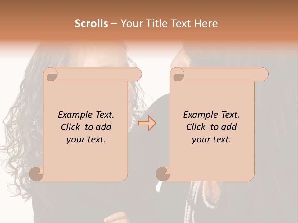 Female Toddler Parent PowerPoint Template