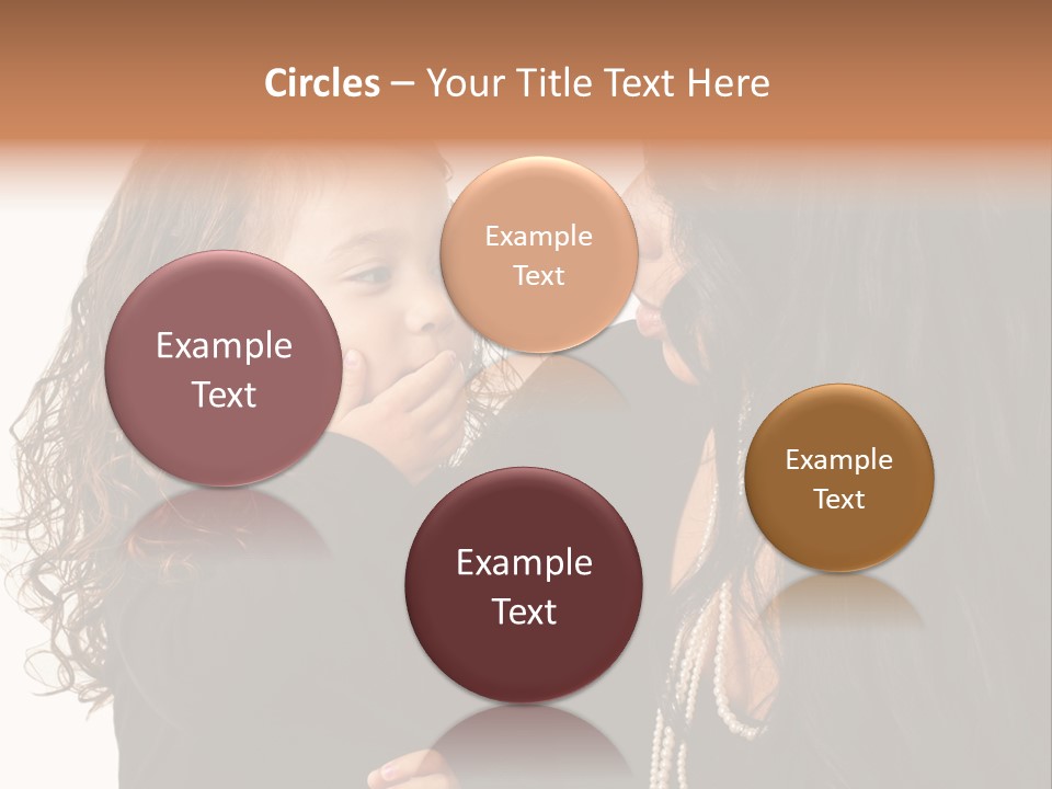 Female Toddler Parent PowerPoint Template