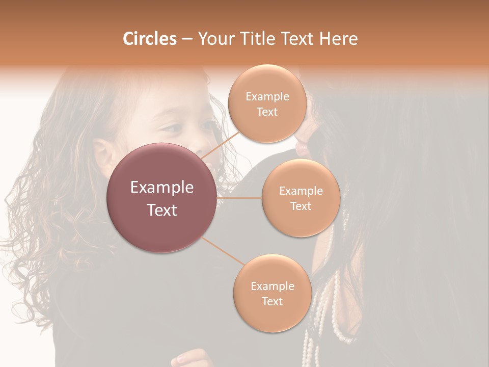 Female Toddler Parent PowerPoint Template