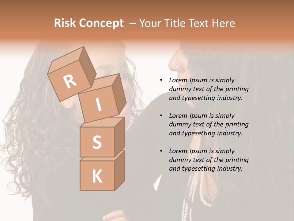 Female Toddler Parent PowerPoint Template