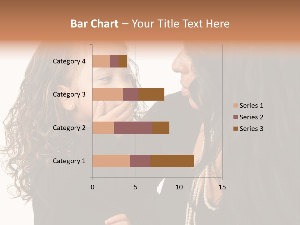 Female Toddler Parent PowerPoint Template