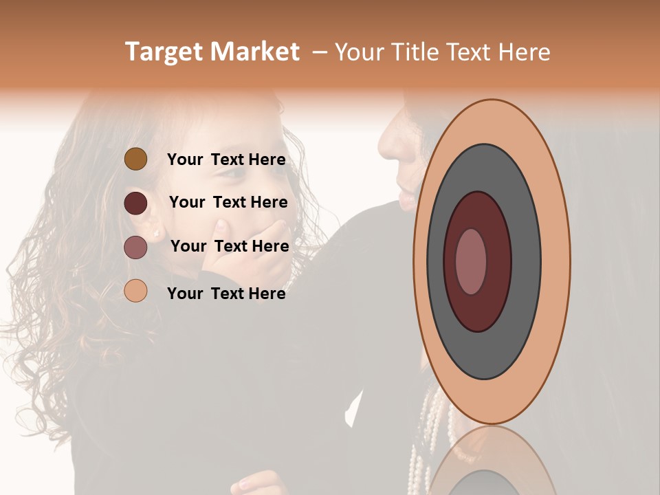 Female Toddler Parent PowerPoint Template