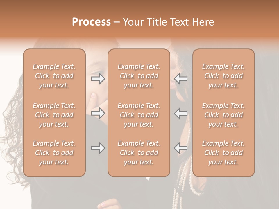 Female Toddler Parent PowerPoint Template