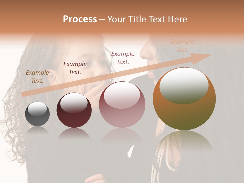 Female Toddler Parent PowerPoint Template