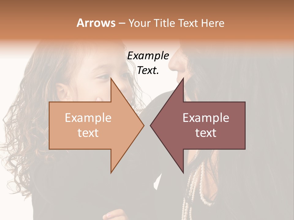 Female Toddler Parent PowerPoint Template