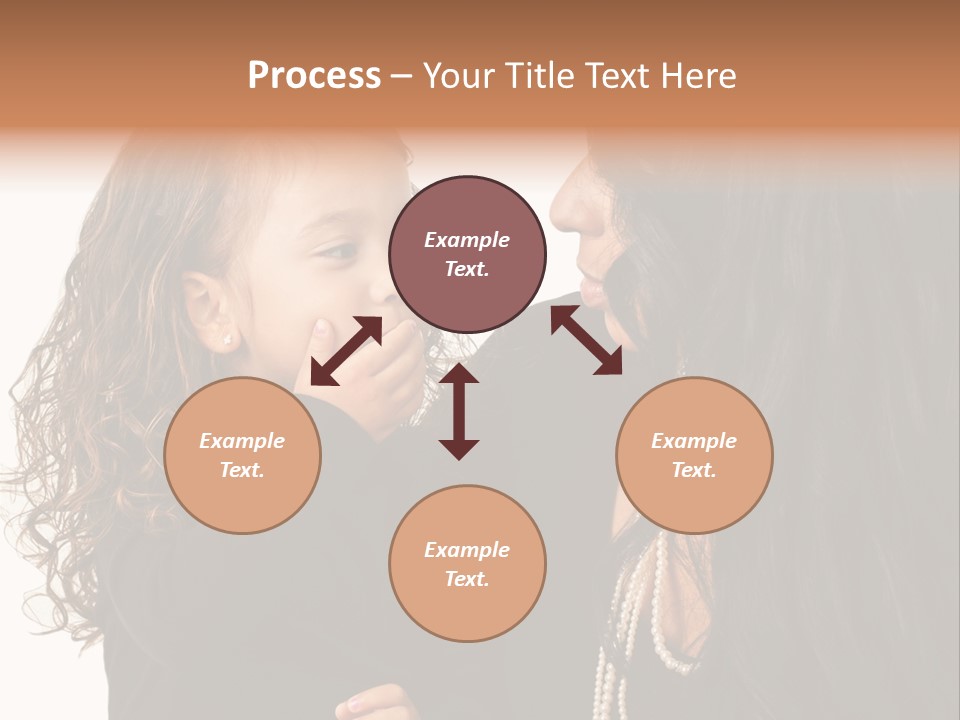 Female Toddler Parent PowerPoint Template