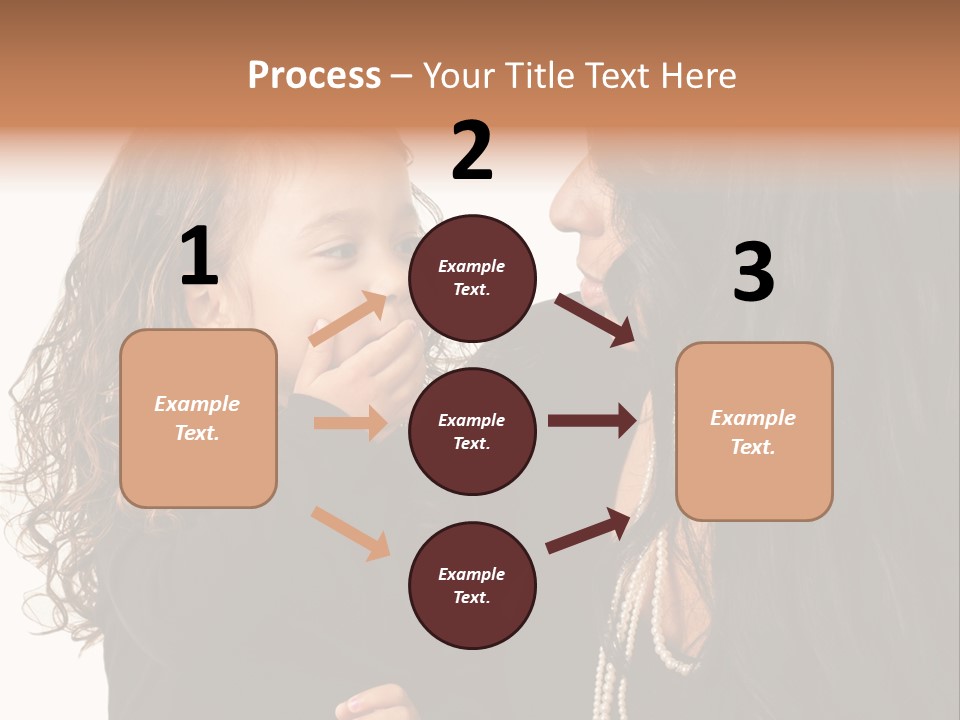Female Toddler Parent PowerPoint Template
