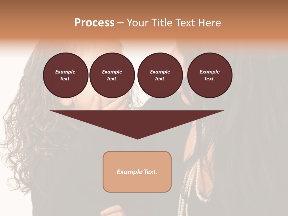 Female Toddler Parent PowerPoint Template