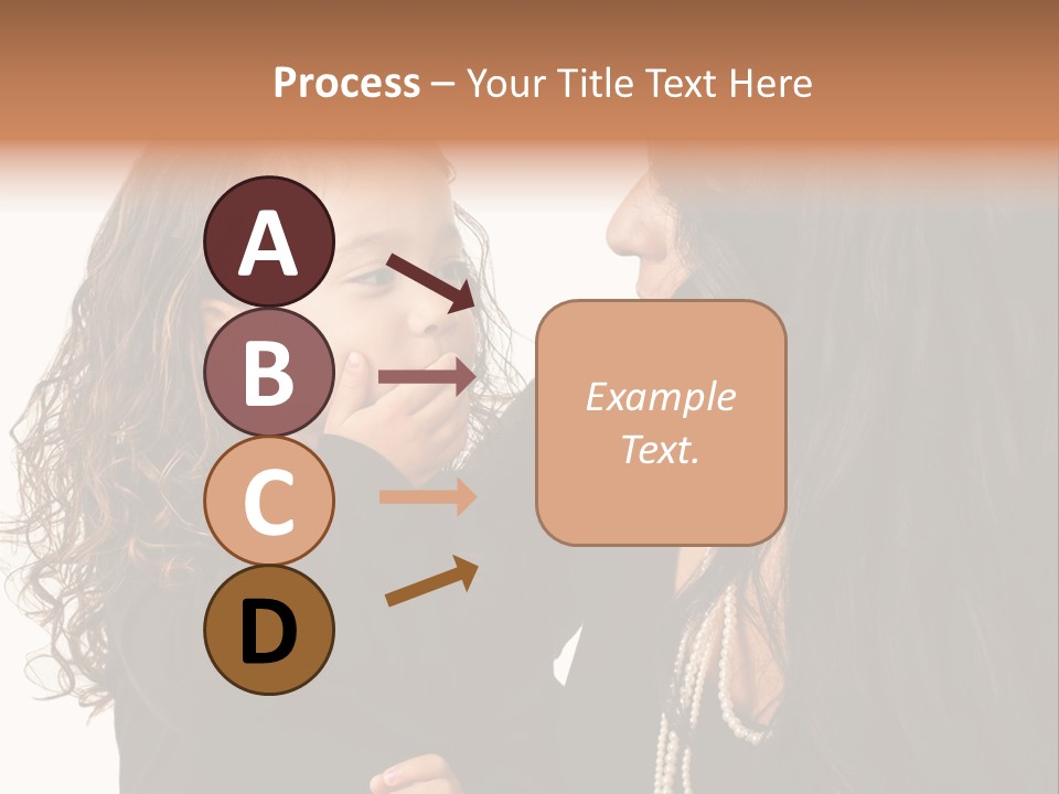 Female Toddler Parent PowerPoint Template