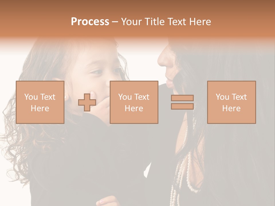 Female Toddler Parent PowerPoint Template