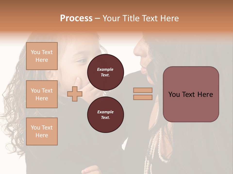 Female Toddler Parent PowerPoint Template
