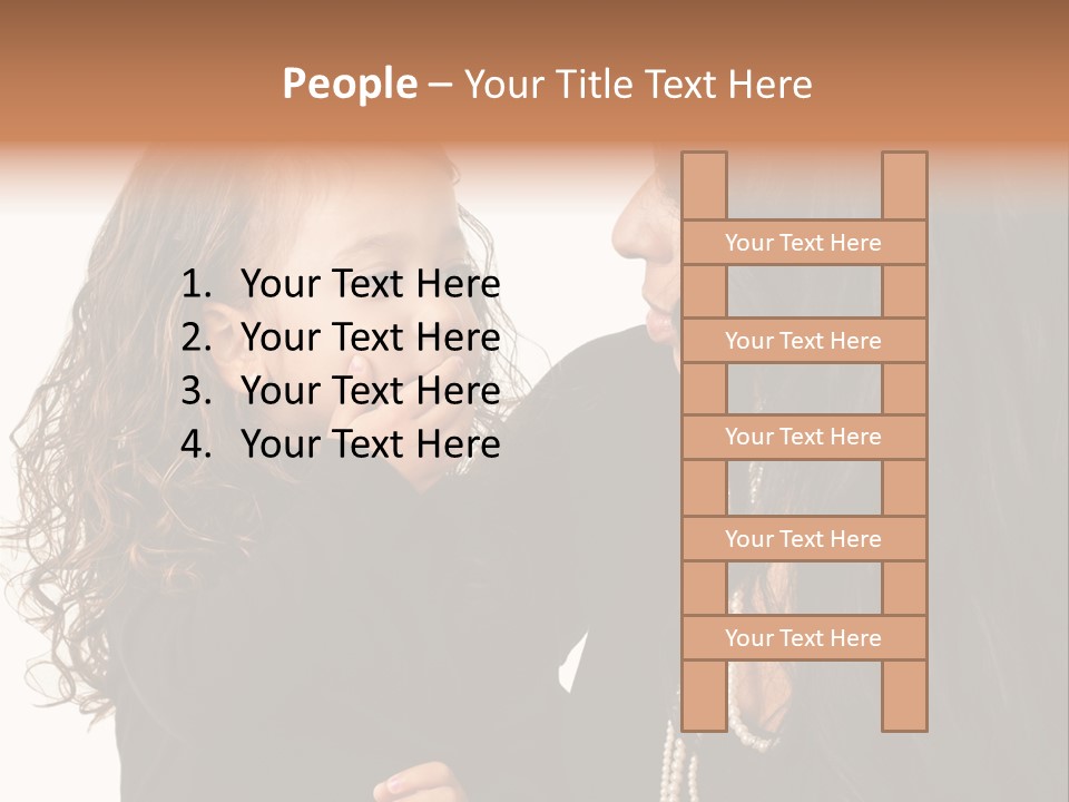 Female Toddler Parent PowerPoint Template