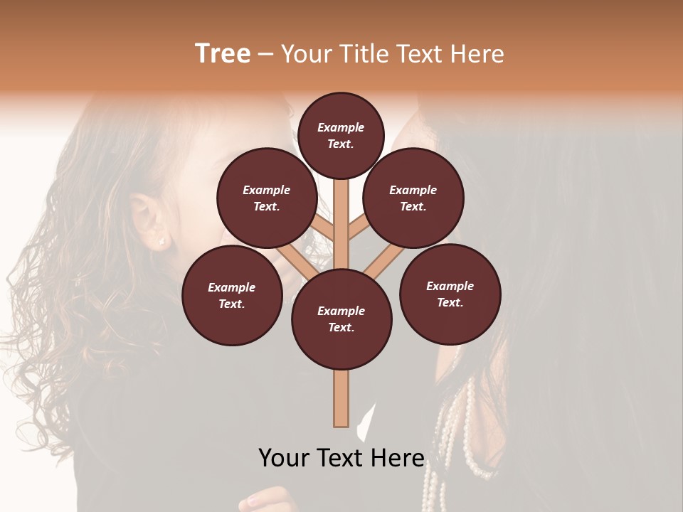 Female Toddler Parent PowerPoint Template