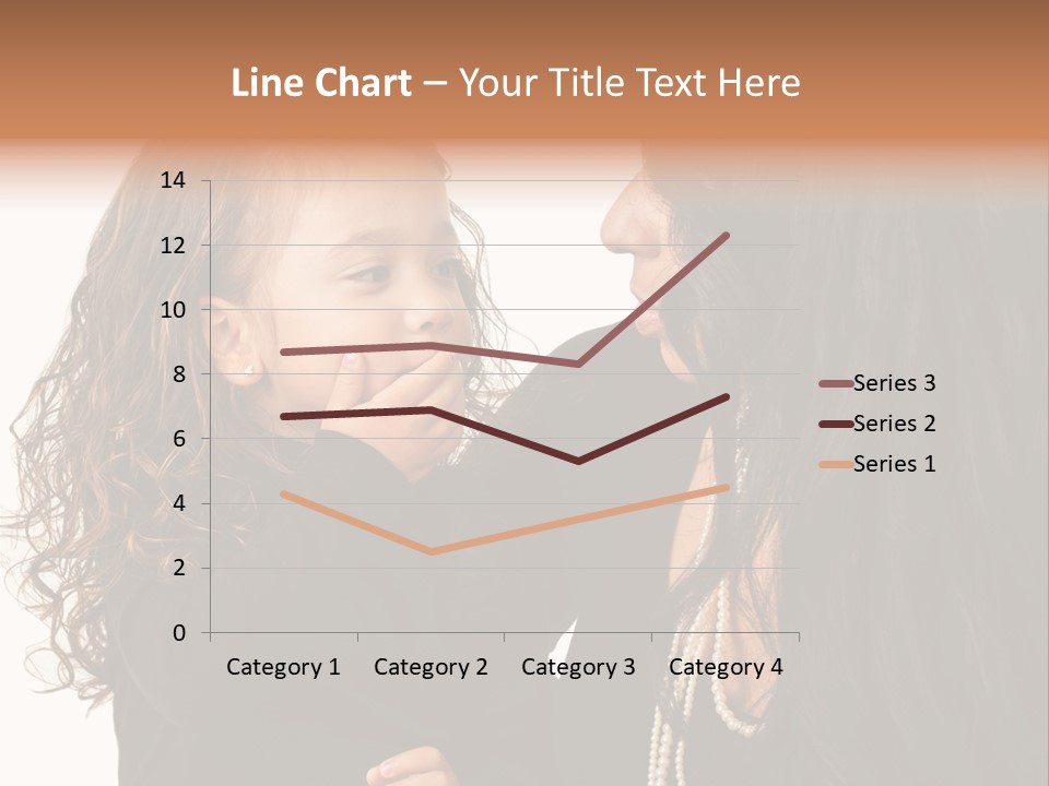 Female Toddler Parent PowerPoint Template