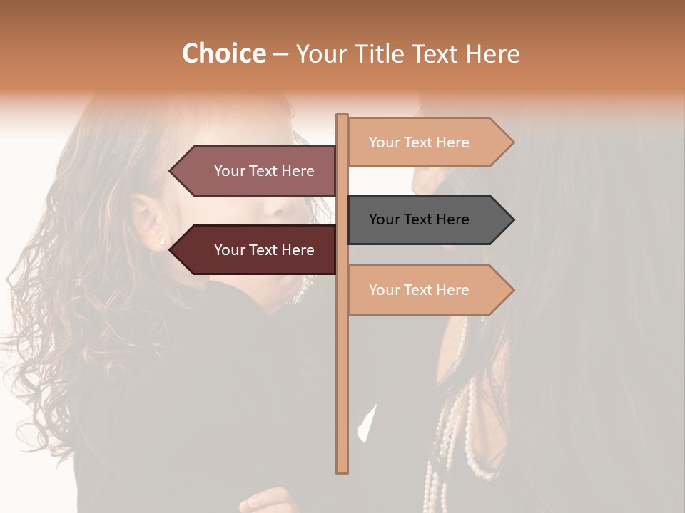 Female Toddler Parent PowerPoint Template