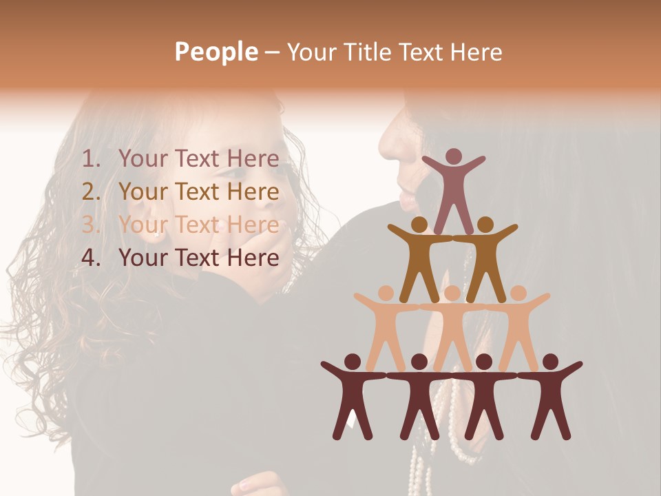 Female Toddler Parent PowerPoint Template