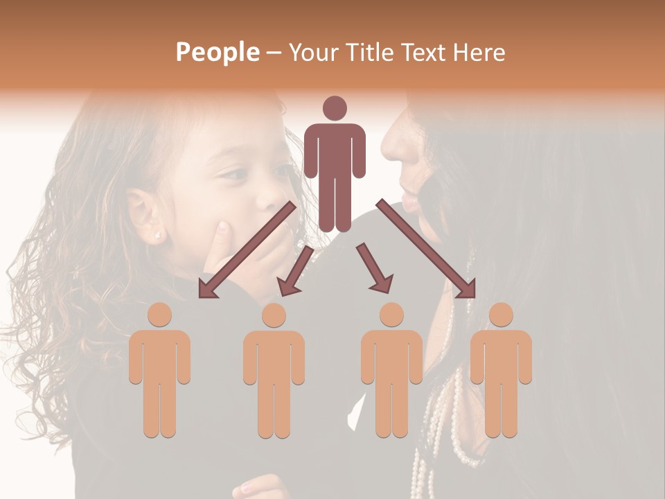 Female Toddler Parent PowerPoint Template