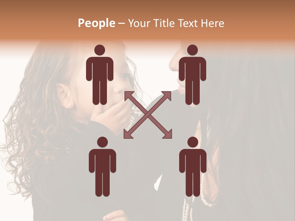 Female Toddler Parent PowerPoint Template