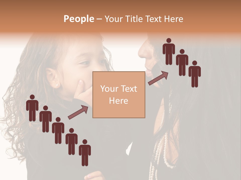 Female Toddler Parent PowerPoint Template