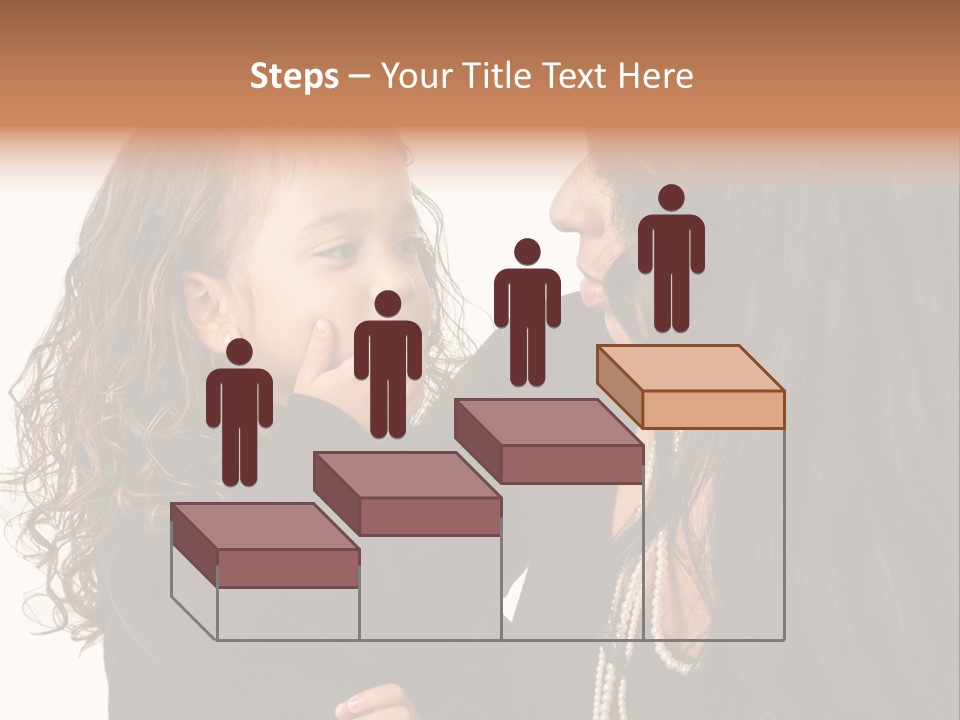 Female Toddler Parent PowerPoint Template