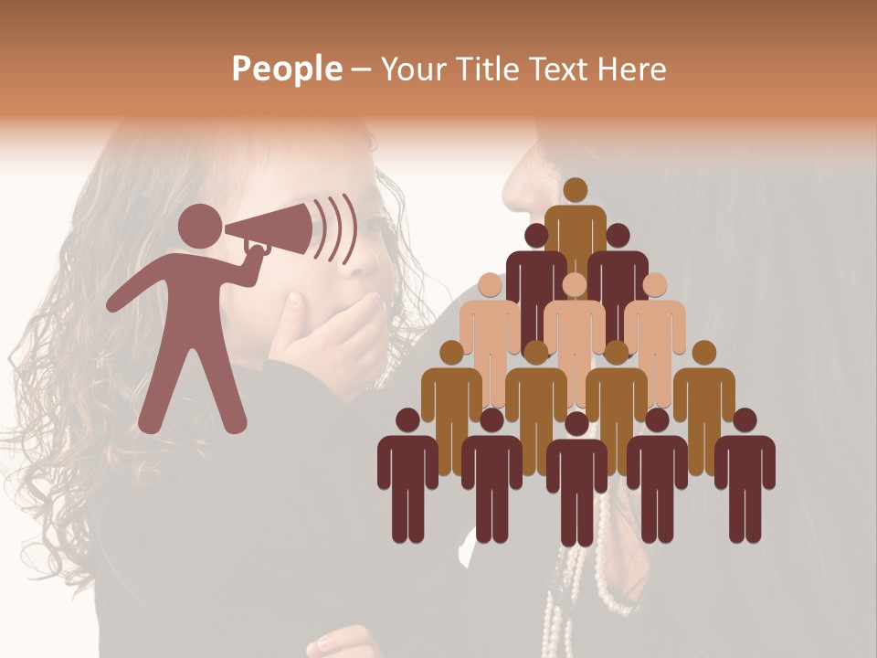 Female Toddler Parent PowerPoint Template