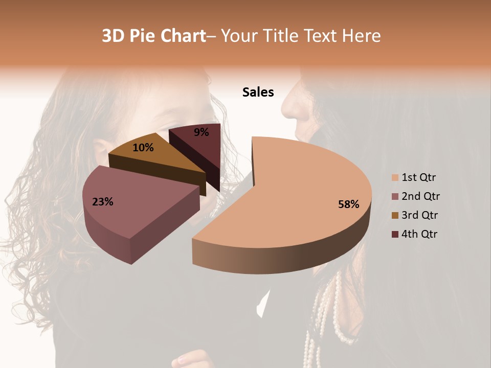 Female Toddler Parent PowerPoint Template