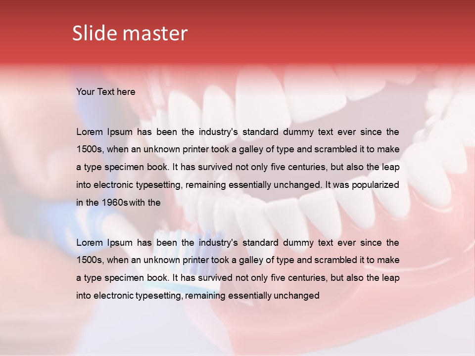 Dentist Hygiene Healthy PowerPoint Template