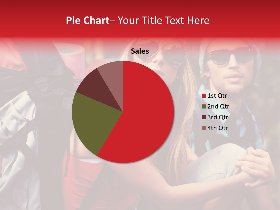 Tourism Woman Sunglasses PowerPoint Template