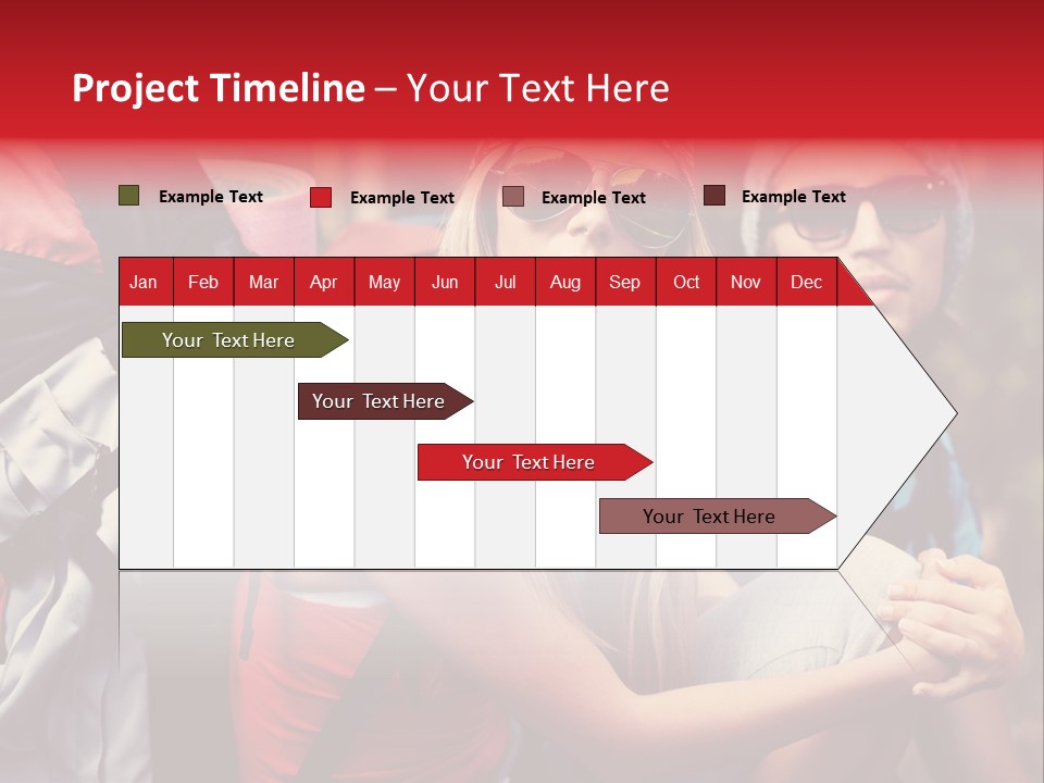 Tourism Woman Sunglasses PowerPoint Template