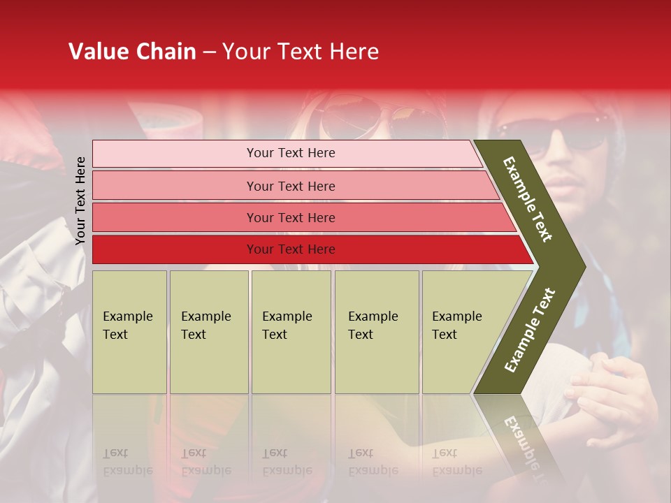 Tourism Woman Sunglasses PowerPoint Template