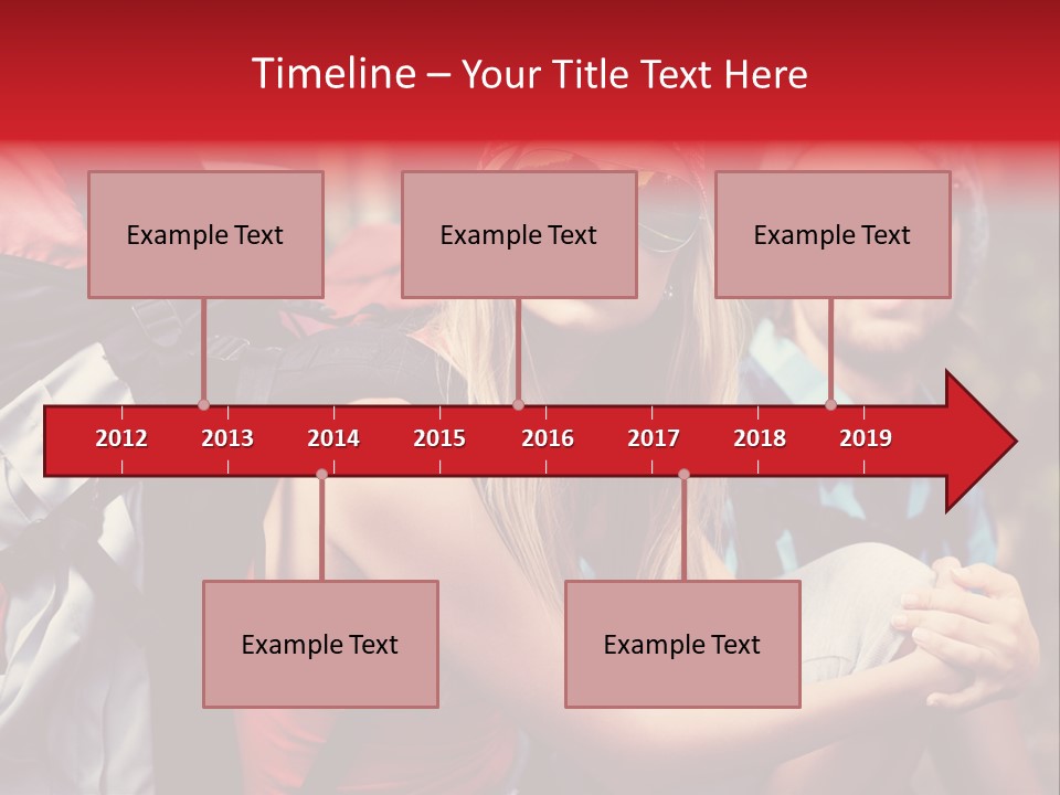Tourism Woman Sunglasses PowerPoint Template