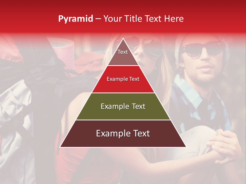 Tourism Woman Sunglasses PowerPoint Template