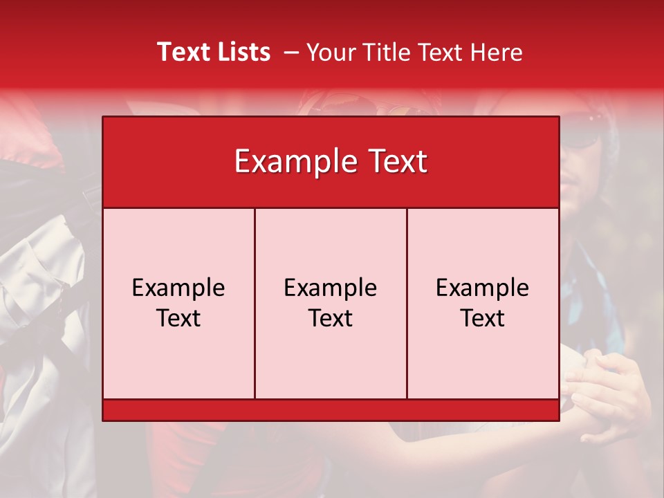 Tourism Woman Sunglasses PowerPoint Template