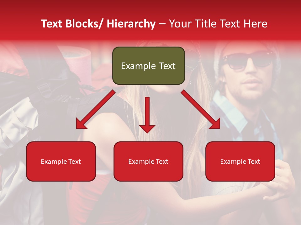 Tourism Woman Sunglasses PowerPoint Template