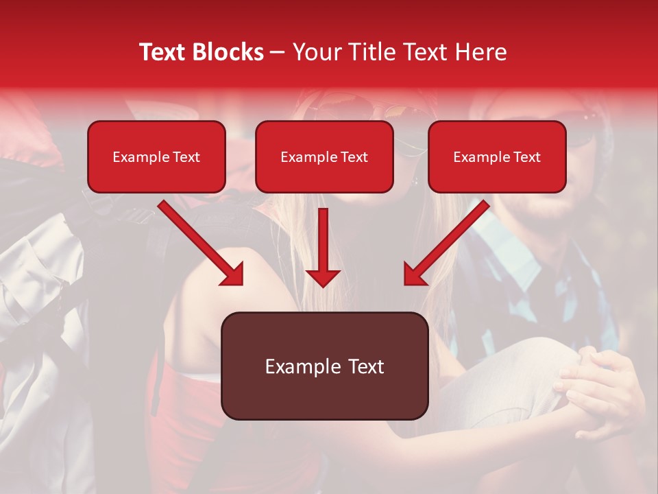 Tourism Woman Sunglasses PowerPoint Template