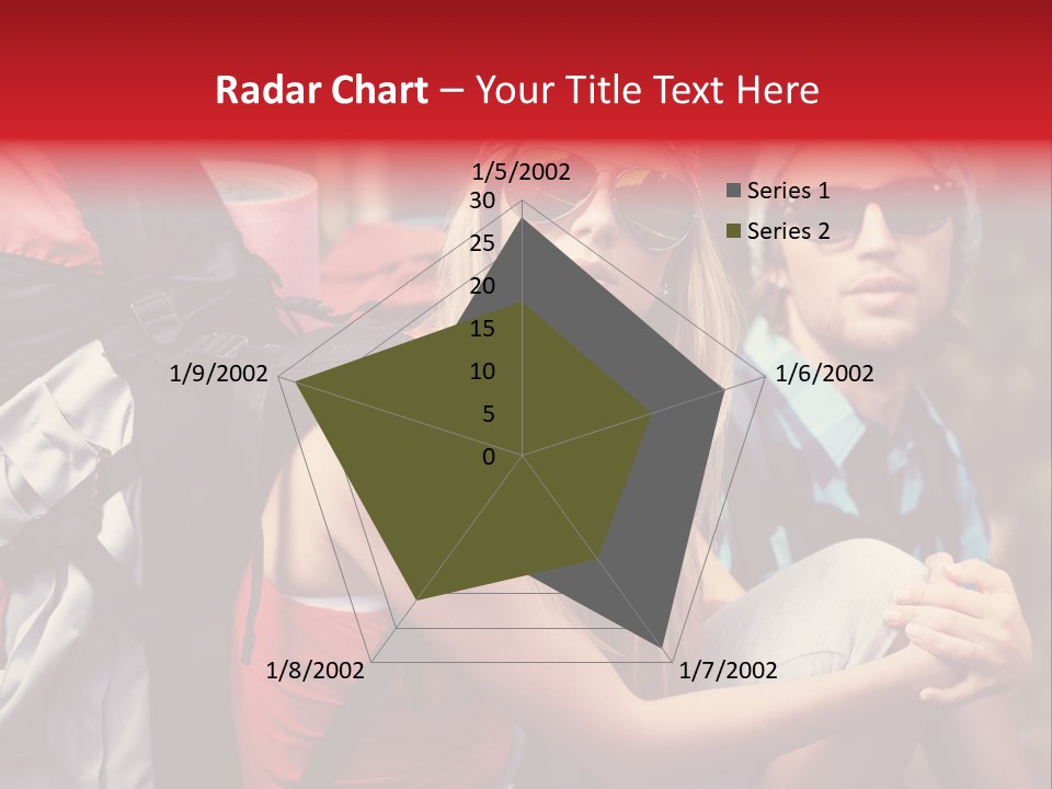 Tourism Woman Sunglasses PowerPoint Template