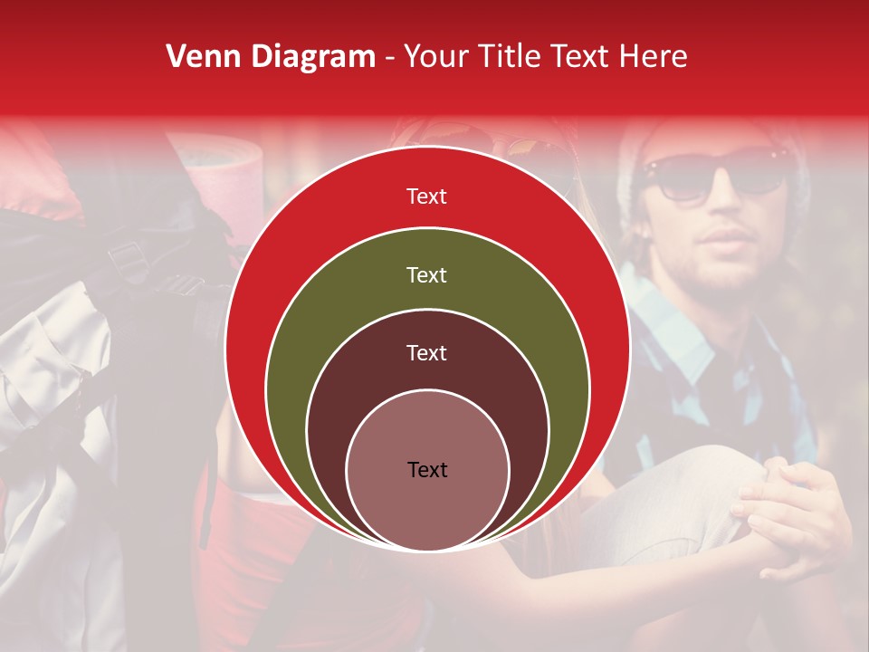 Tourism Woman Sunglasses PowerPoint Template