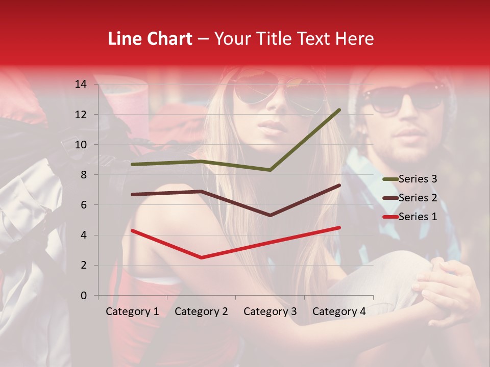 Tourism Woman Sunglasses PowerPoint Template