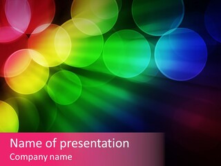 Luminosity Space Bubbly PowerPoint Template