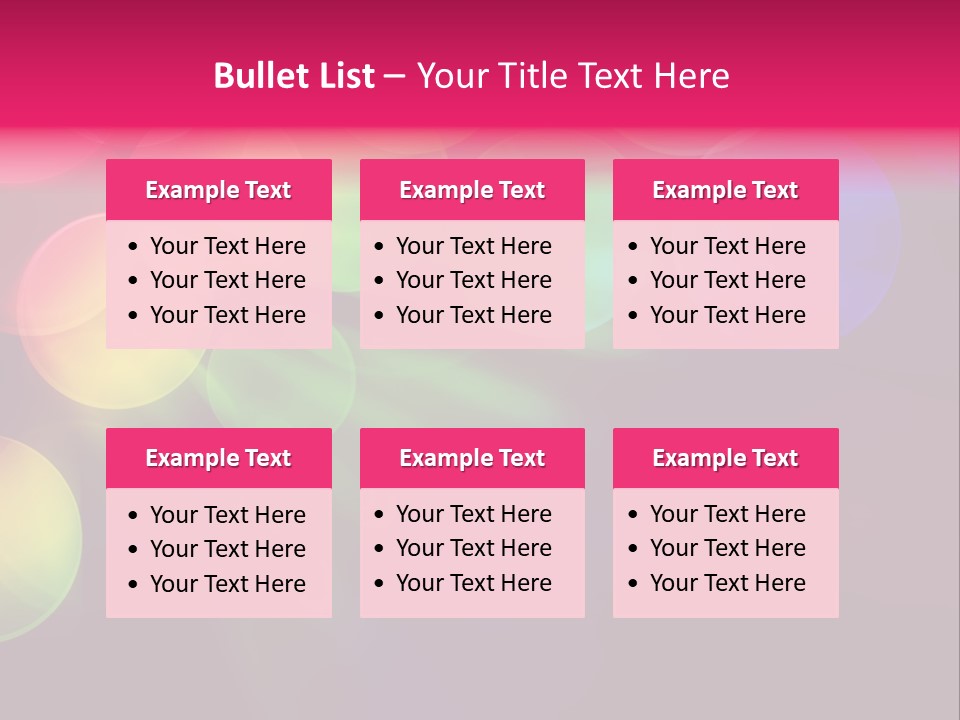 Luminosity Space Bubbly PowerPoint Template