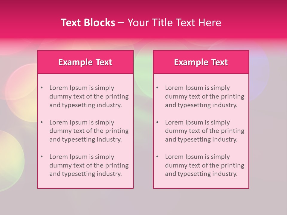 Luminosity Space Bubbly PowerPoint Template