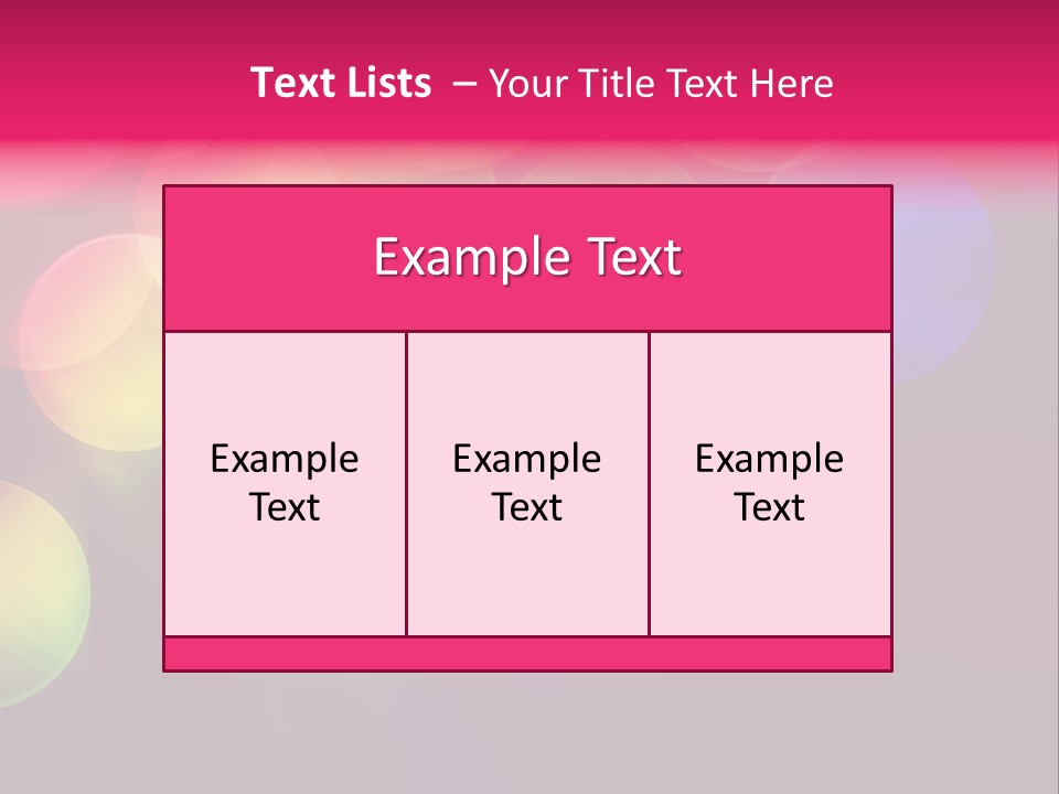 Luminosity Space Bubbly PowerPoint Template