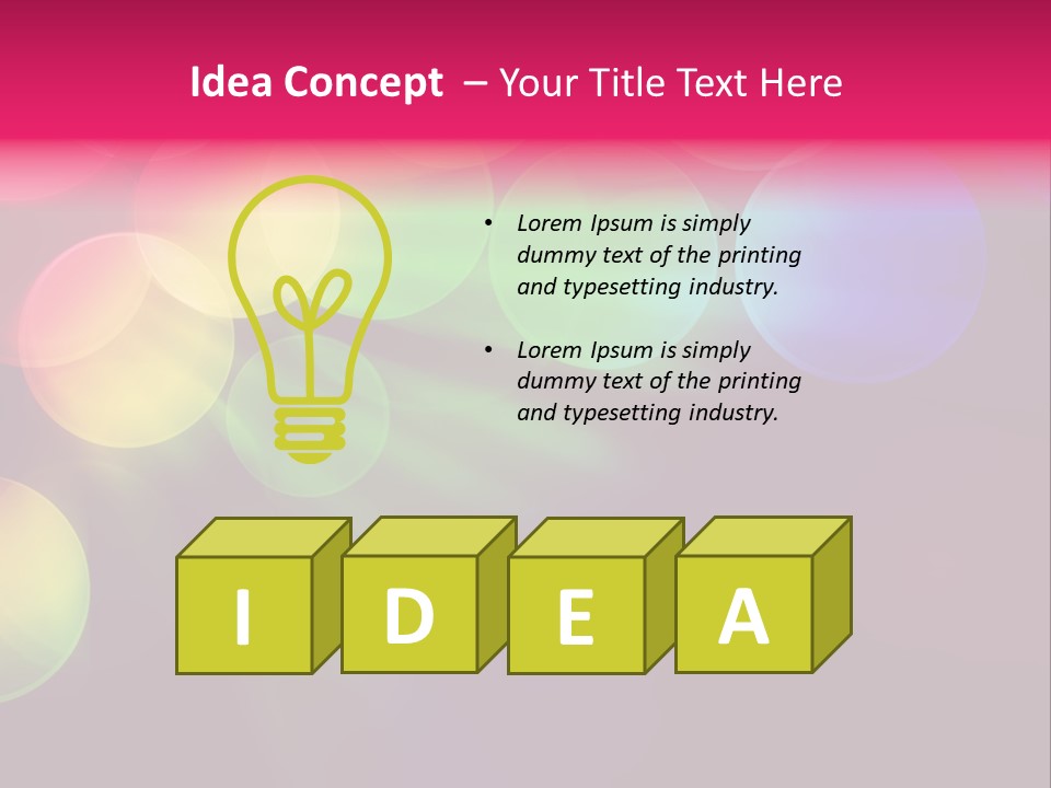 Luminosity Space Bubbly PowerPoint Template