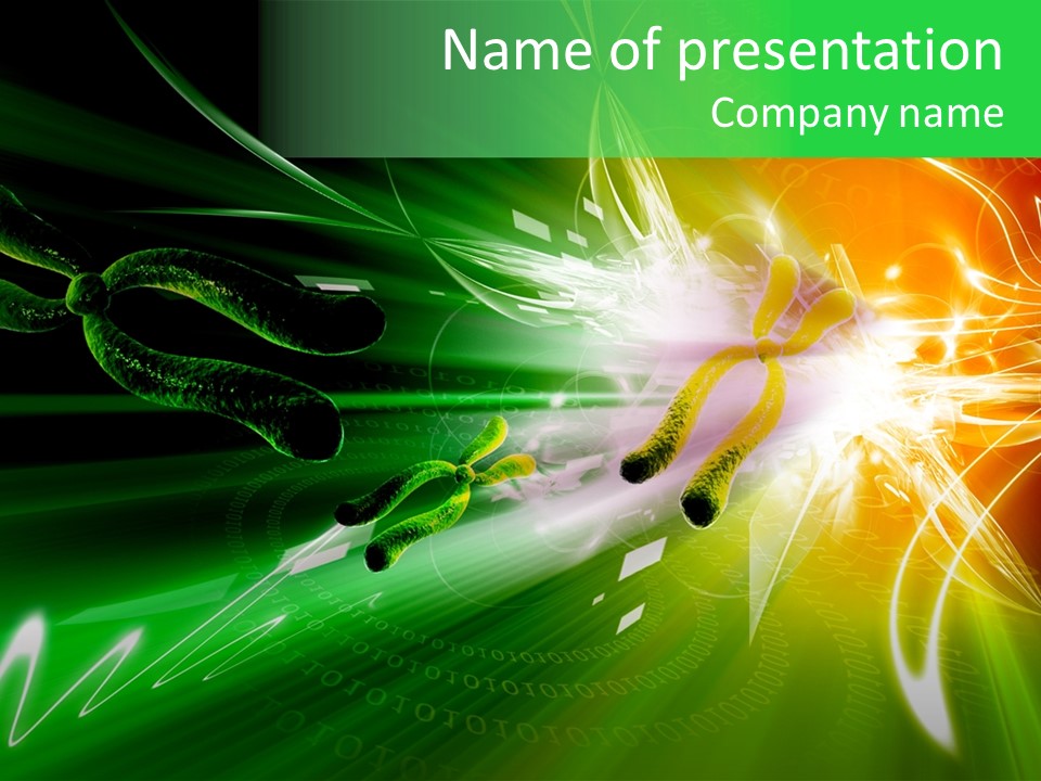 Background Science Render PowerPoint Template