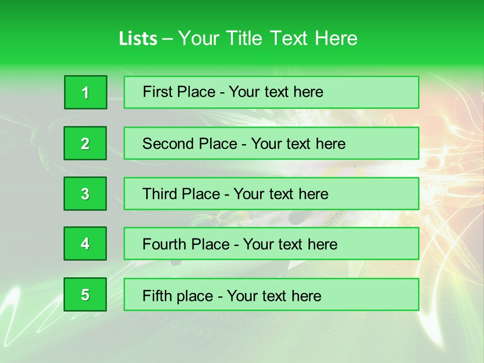 Background Science Render PowerPoint Template