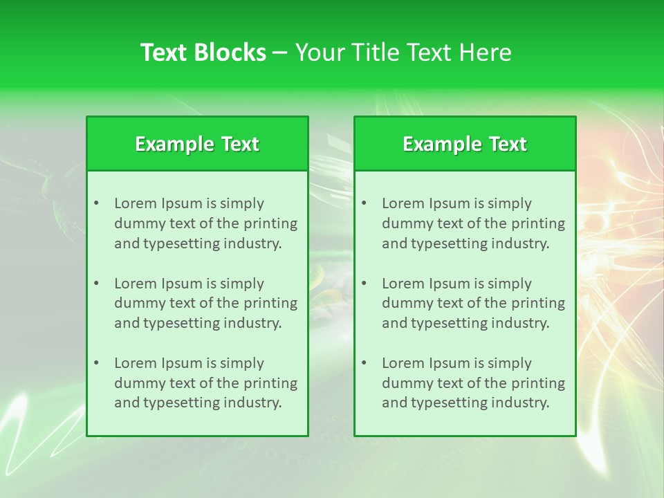 Background Science Render PowerPoint Template