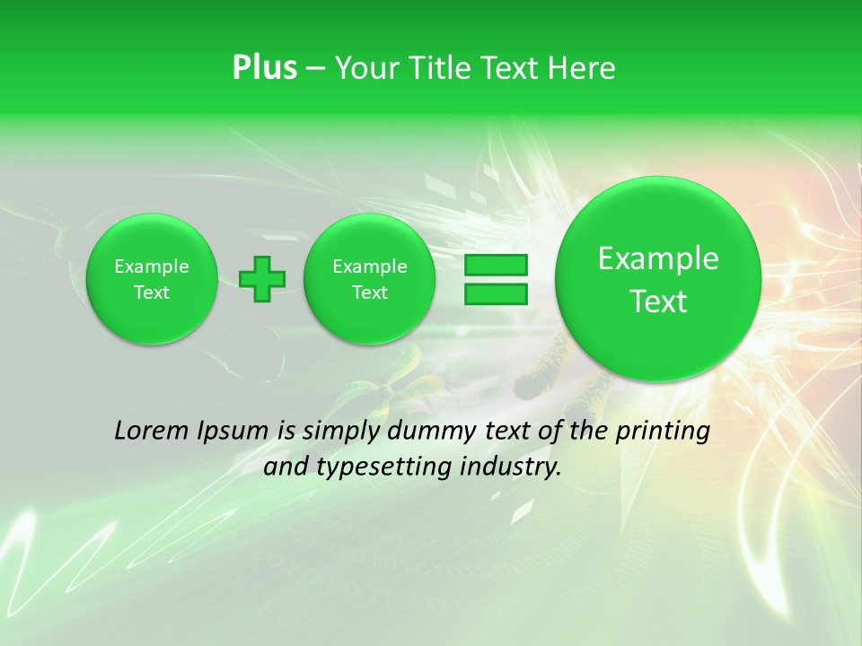 Background Science Render PowerPoint Template