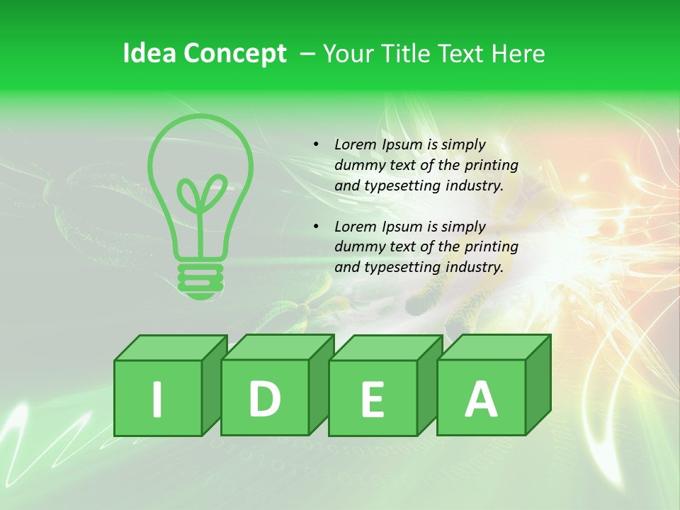 Background Science Render PowerPoint Template